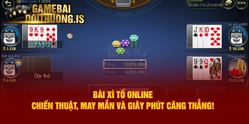trò chơi Xì Tố b52