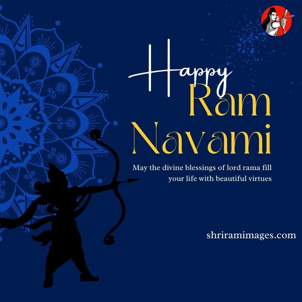 wishes for ram navami with name and photo