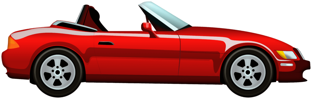 Red_Cabriolet_Car_PNG images