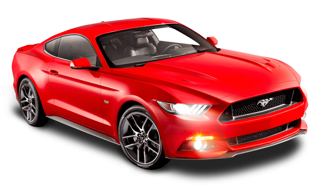 ford mustang red car png images