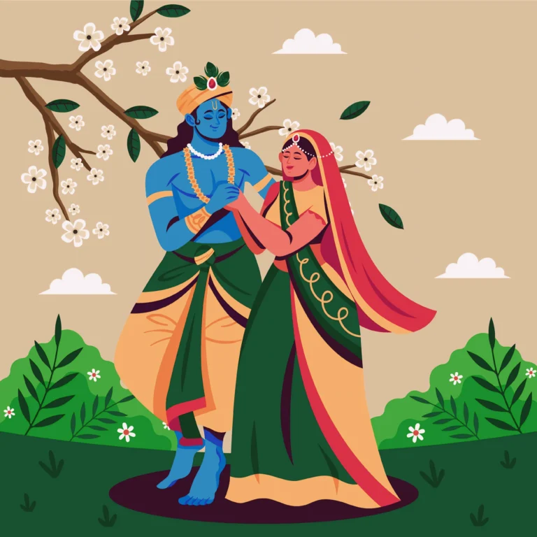romantic radha krishna images