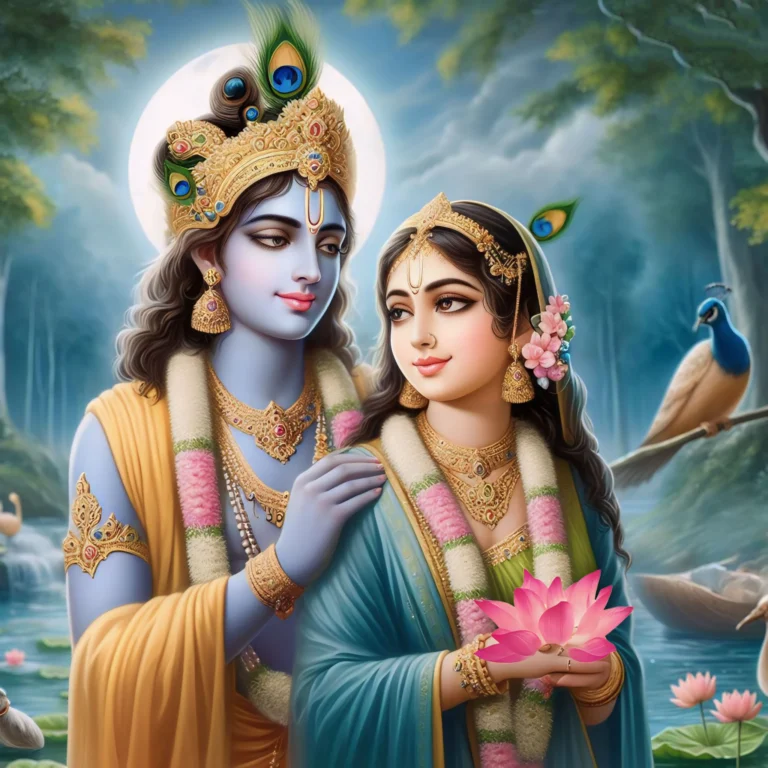 romantic radha krishna images