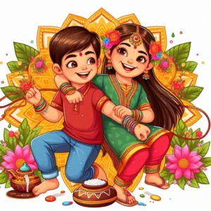 Animated Raksha Bandhan Images