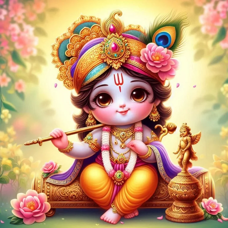 cute little radha krishna (