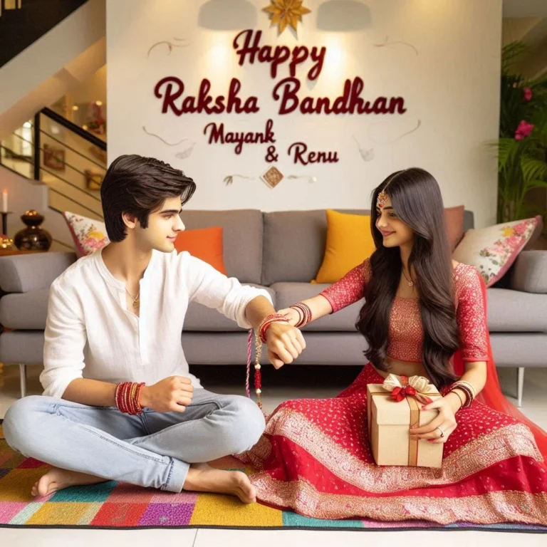 Happy Raksha Bandhan renu & mayank images