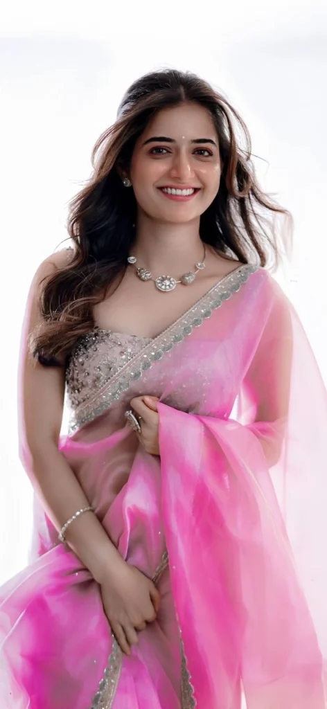 Pretty Looks Of Ashika Ranganath In Pink Dress_12