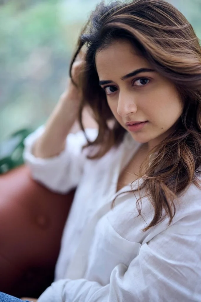 Ashika Ranganath sexy white shart images